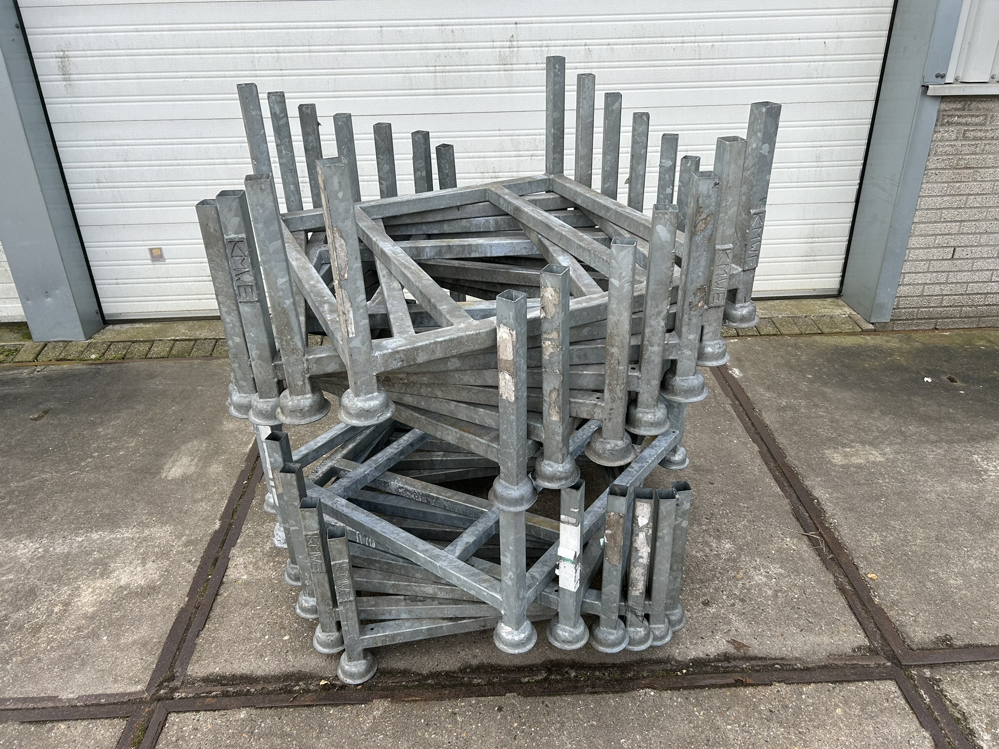 Stapelrek/stapelrekken/stapelbok/stapelbokken 102x102CM 13ST - Afbeelding 2