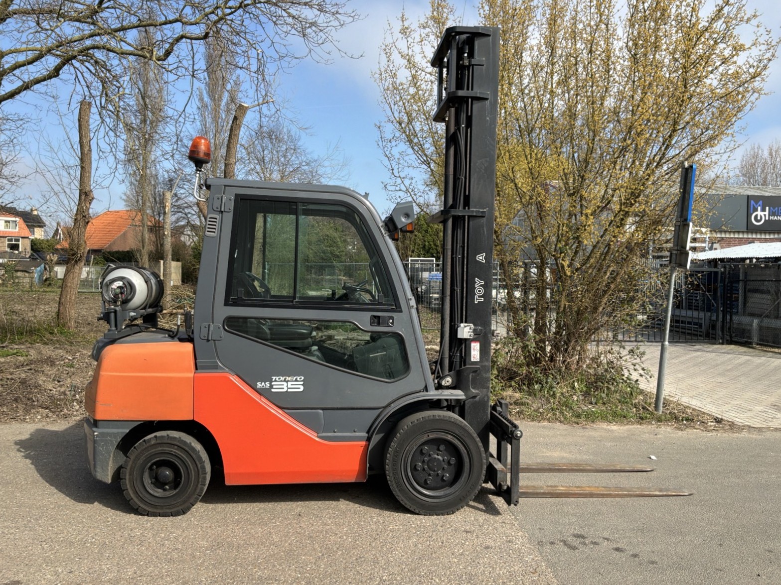 Toyota 02-8FGJF35 LPG vorkheftruck/heftruck 3500KG 5000MM - Afbeelding 3