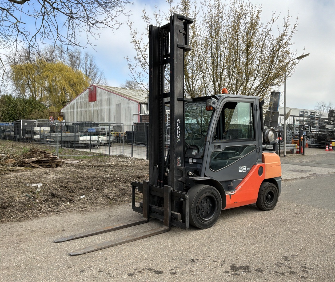 Toyota 02-8FGJF35 LPG vorkheftruck/heftruck 3500KG 5000MM - Afbeelding 2