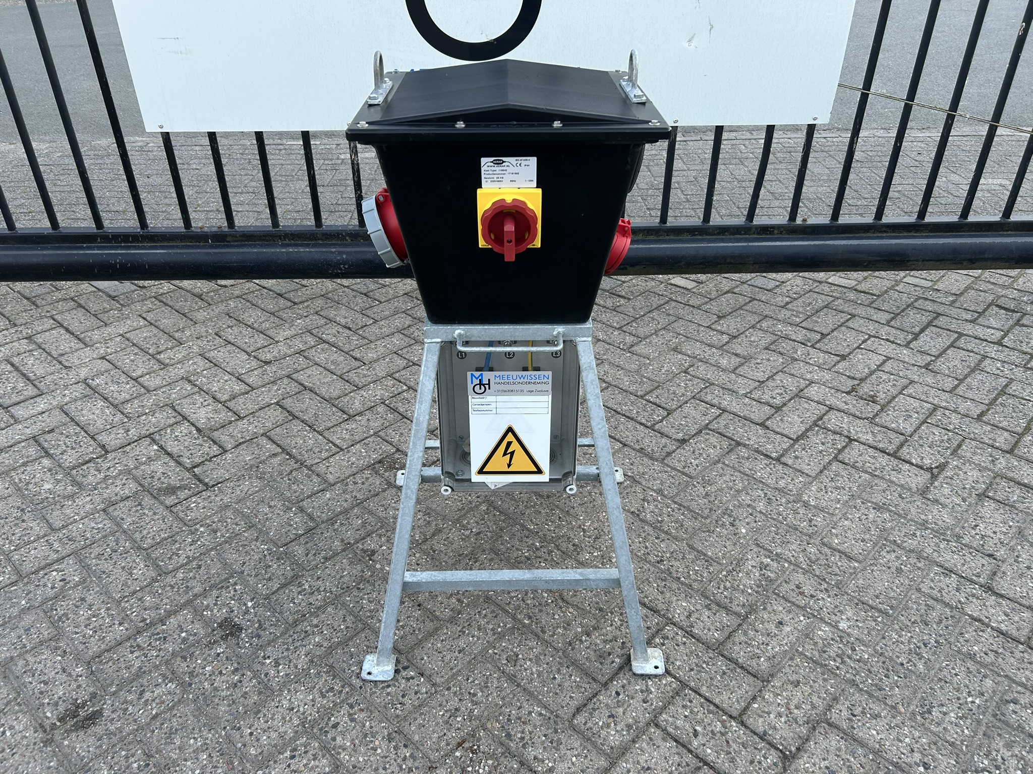 Keraf Omega verdeelkast/kraankast/klemmenkast 125A NIEUW - Afbeelding 2