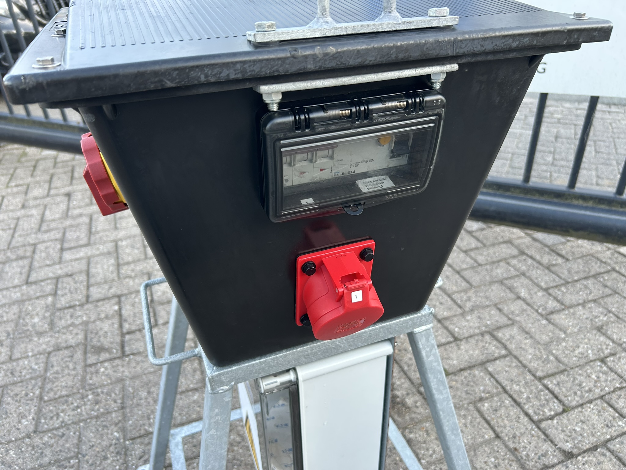 Keraf Omega verdeelkast/kraankast/klemmenkast 125A NIEUW - Afbeelding 4